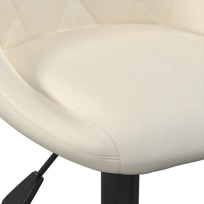 Scaun de bar, crem, catifea WALTI