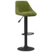 Scaun de bar, verde deschis, catifea - WALTI WALTI