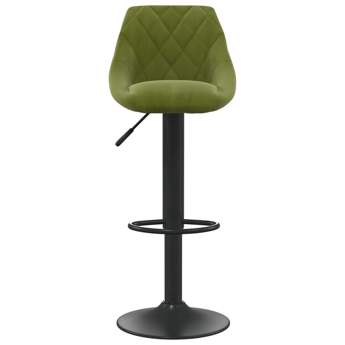 Scaun de bar, verde deschis, catifea - WALTI WALTI