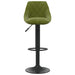 Scaun de bar, verde deschis, catifea - WALTI WALTI