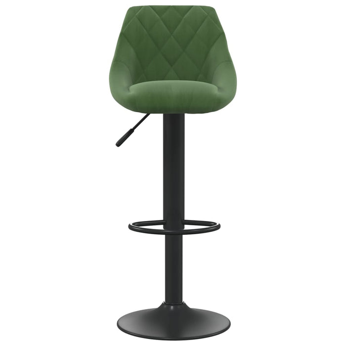 Scaun de bar, verde închis, catifea - WALTI WALTI