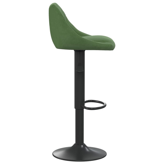 Scaun de bar, verde închis, catifea - WALTI WALTI