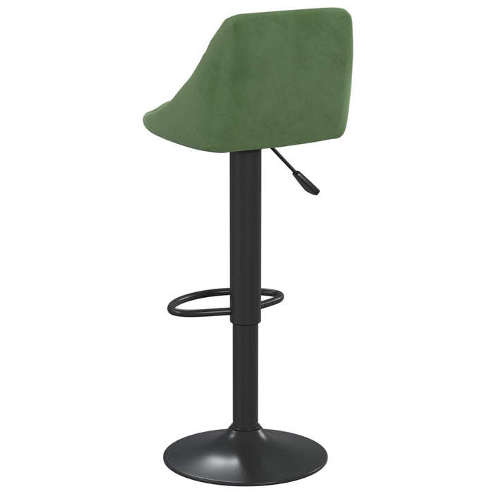 Scaun de bar, verde închis, catifea - WALTI WALTI