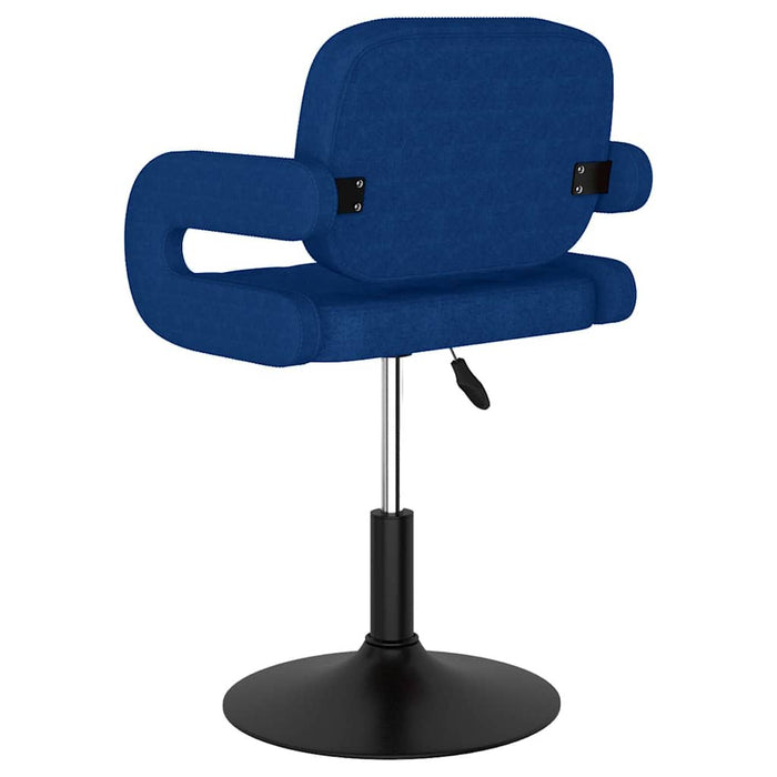 Scaun de masă pivotant, albastru, material textil WALTI