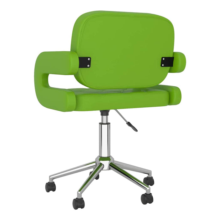 Scaune de bucătărie pivotante, 2 buc. verde, piele artificială WALTI