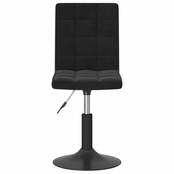 Scaune de bucătărie pivotante, 2 buc., negru, catifea - WALTI WALTI