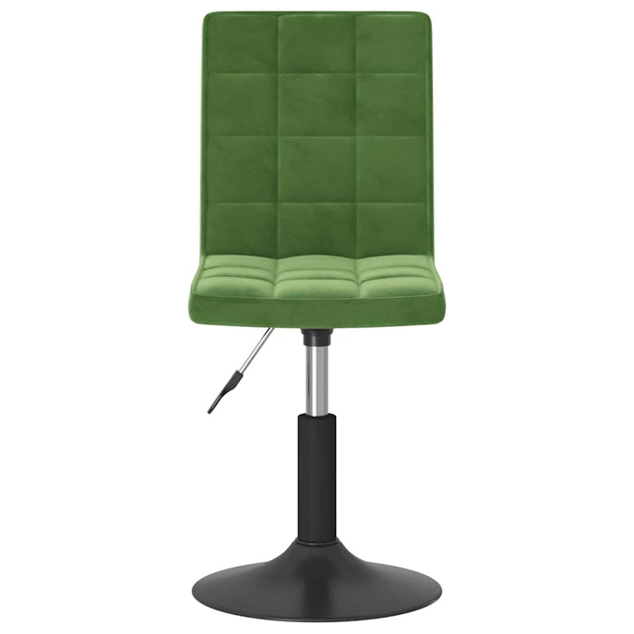 Scaune de bucătărie pivotante, 2 buc., verde închis, catifea WALTI