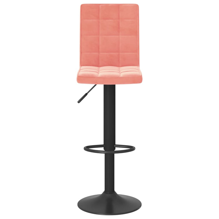 Scaun de bar, roz, catifea - WALTI WALTI