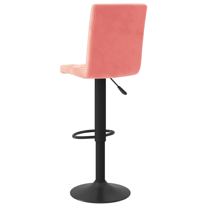 Scaun de bar, roz, catifea - WALTI WALTI