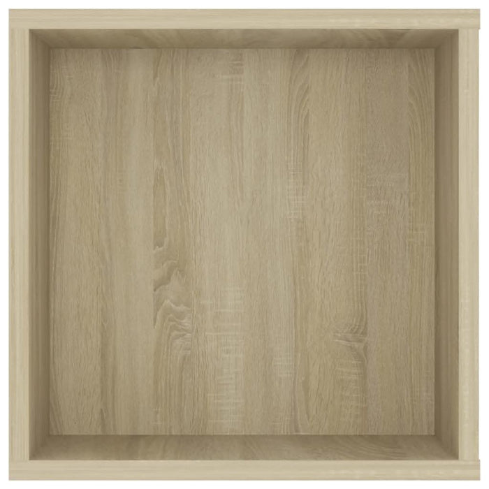 Dulap TV montat pe perete, stejar Sonoma, 102x35x35 cm, PAL - WALTI WALTI