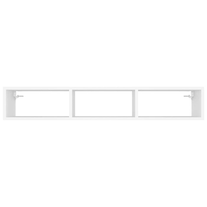 Raft de perete, alb, 102x30x17 cm, lemn prelucrat WALTI