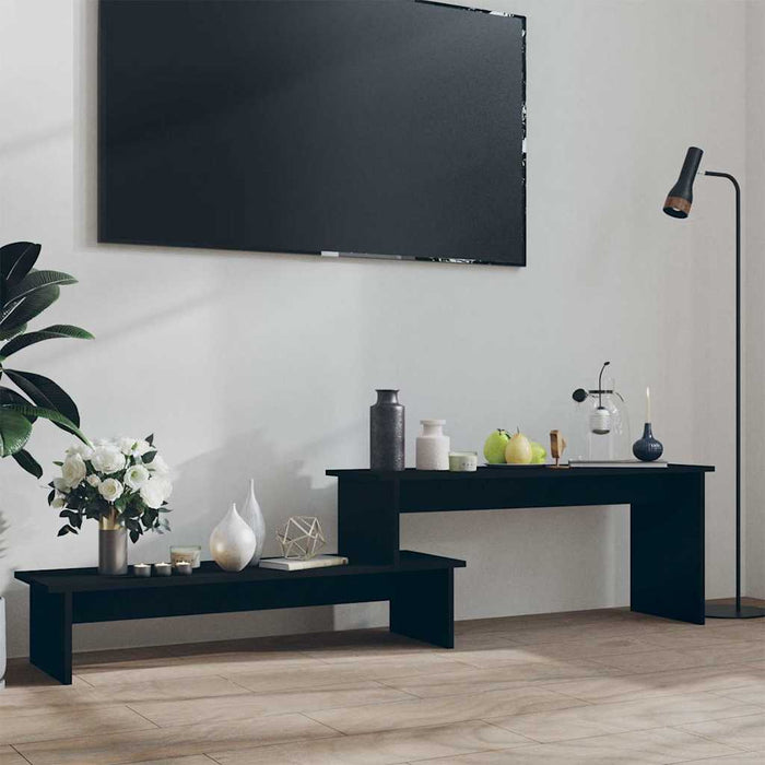 Comodă TV, negru, 180x30x43 cm, PAL WALTI