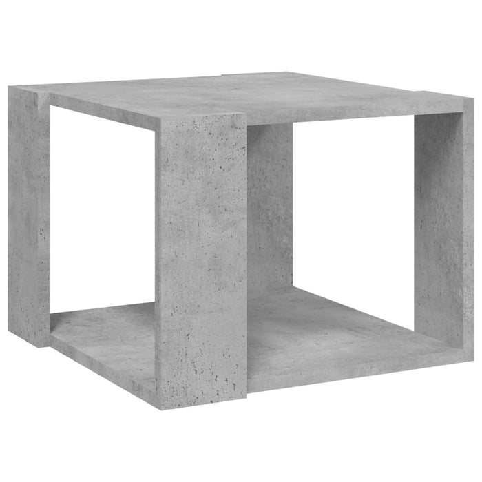 Masă de cafea, gri beton, 40x40x30 cm, lemn compozit - WALTI WALTI