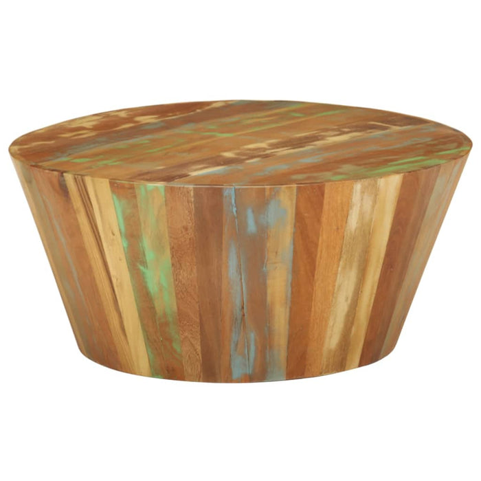 Măsuță de cafea, Ø65x31 cm, lemn masiv reciclat - WALTI WALTI