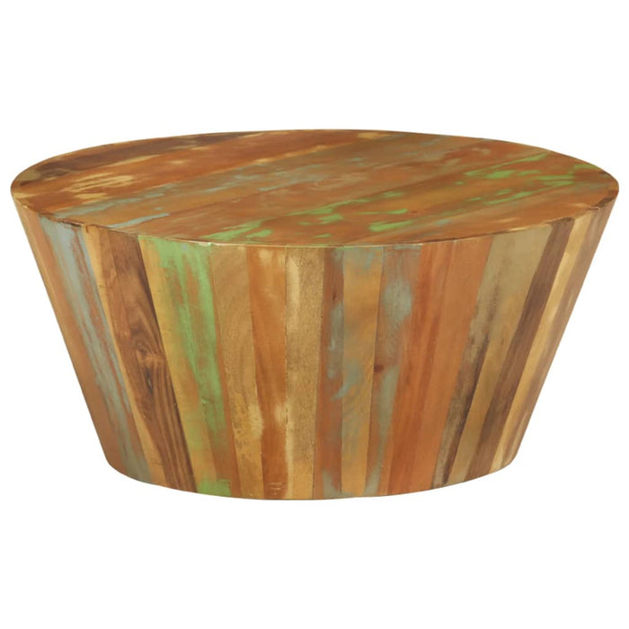 Măsuță de cafea, Ø65x31 cm, lemn masiv reciclat - WALTI WALTI