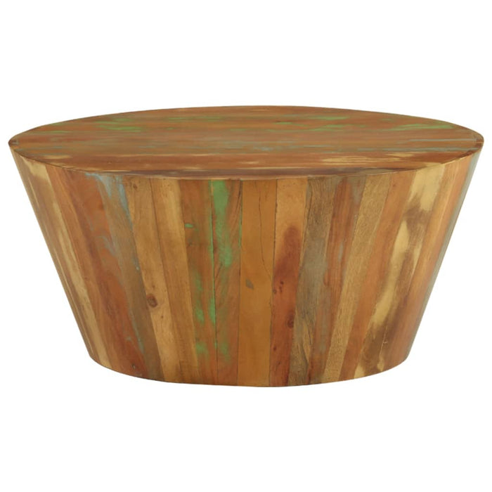 Măsuță de cafea, Ø65x31 cm, lemn masiv reciclat - WALTI WALTI