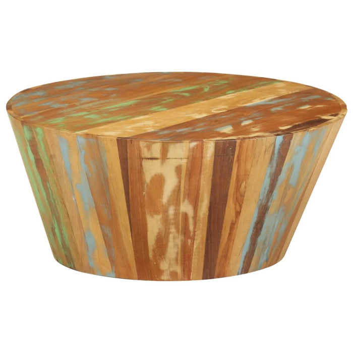 Măsuță de cafea, Ø65x31 cm, lemn masiv reciclat - WALTI WALTI