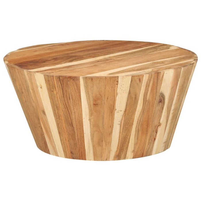 Măsuță de cafea, Ø65x31 cm, lemn masiv de acacia - WALTI WALTI