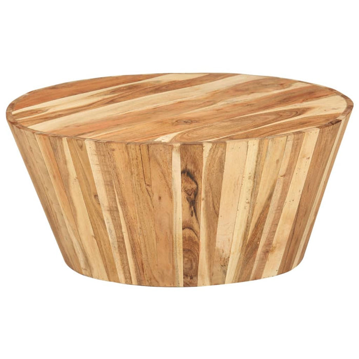 Măsuță de cafea, Ø65x31 cm, lemn masiv de acacia - WALTI WALTI