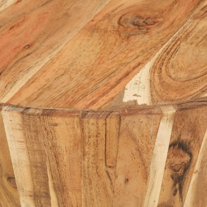 Măsuță de cafea, Ø65x31 cm, lemn masiv de acacia - WALTI WALTI