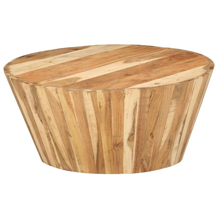 Măsuță de cafea, Ø65x31 cm, lemn masiv de acacia - WALTI WALTI