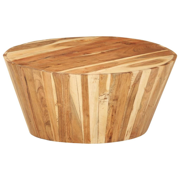 Măsuță de cafea, Ø65x31 cm, lemn masiv de acacia - WALTI WALTI