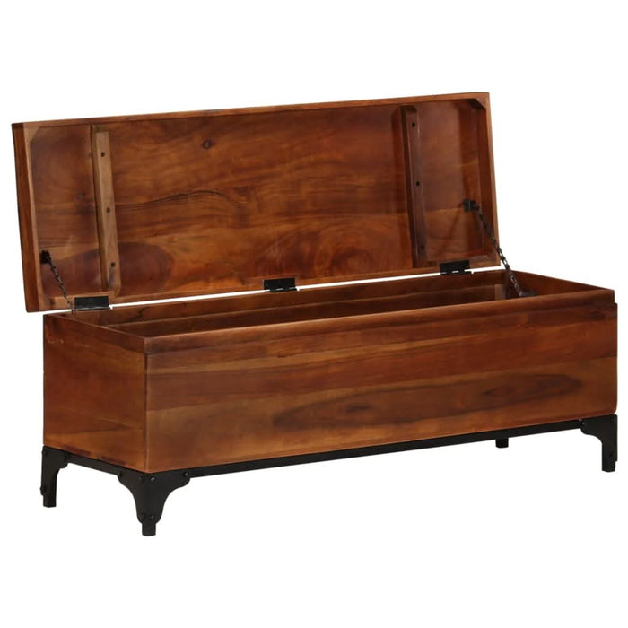 Cufăr de depozitare, 110x35x41 cm, lemn masiv de acacia - WALTI WALTI
