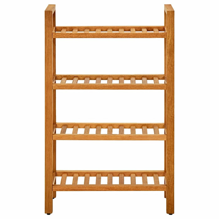 Pantofar cu 4 rafturi, 50x27x80 cm, lemn masiv de stejar - WALTI WALTI
