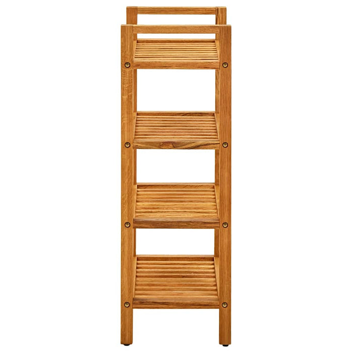 Pantofar cu 4 rafturi, 50x27x80 cm, lemn masiv de stejar - WALTI WALTI