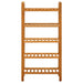 Pantofar cu 5 rafturi, 50x27x100 cm, lemn masiv de stejar - WALTI WALTI