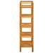 Pantofar cu 5 rafturi, 50x27x100 cm, lemn masiv de stejar - WALTI WALTI