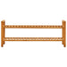 Pantofar cu 2 rafturi, 100x27x40 cm, lemn masiv de stejar - WALTI WALTI
