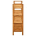 Pantofar cu 4 rafturi, 100x27x80 cm, lemn masiv de stejar - WALTI WALTI