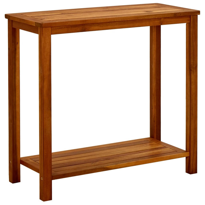 Masă consolă de grădină 80x35x75 cm lemn masiv de acacia WALTI