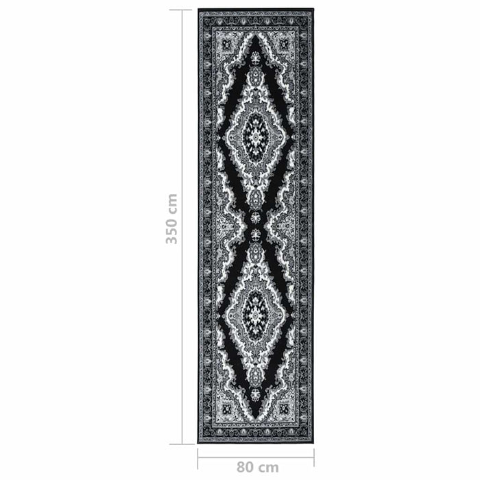 Covor de alergat BCF, negru, 80x350 cm WALTI