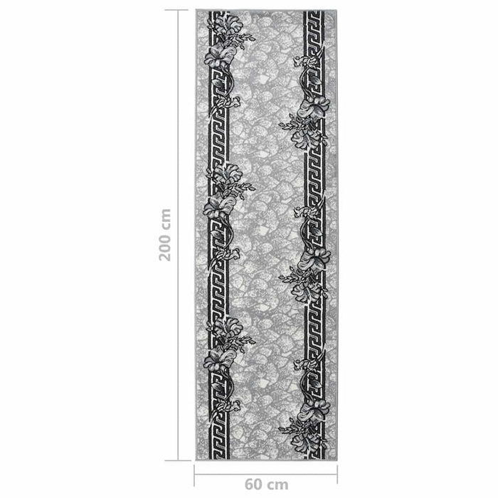 Covor traversă BCF, gri, 60x200 cm WALTI