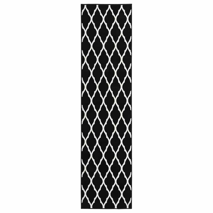 Covor traversă BCF, alb și negru, 60x250 cm WALTI