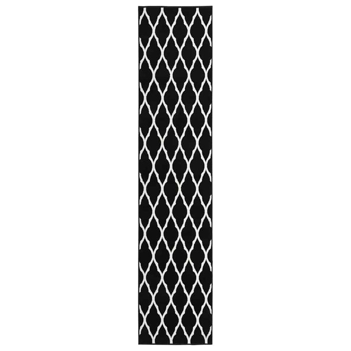 Covor traversă BCF, alb și negru, 60x300 cm WALTI