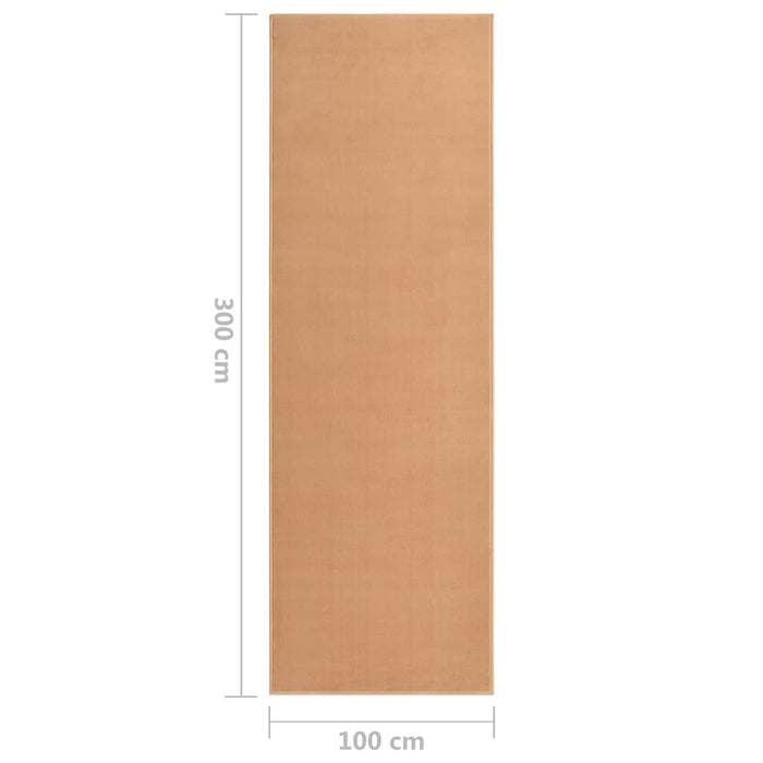 Covor traversă, bej, 100x300 cm, BCF WALTI