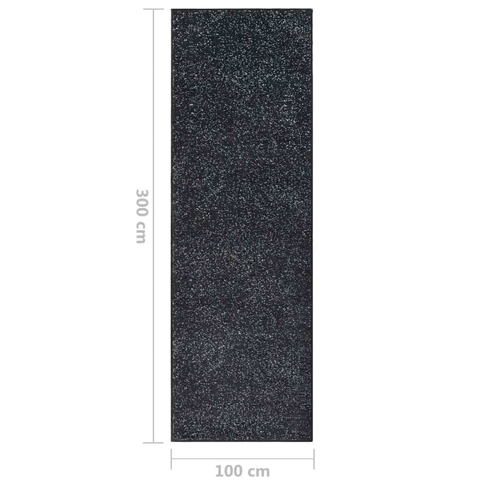 Covor traversă, antracit, 100x300 cm, BCF WALTI