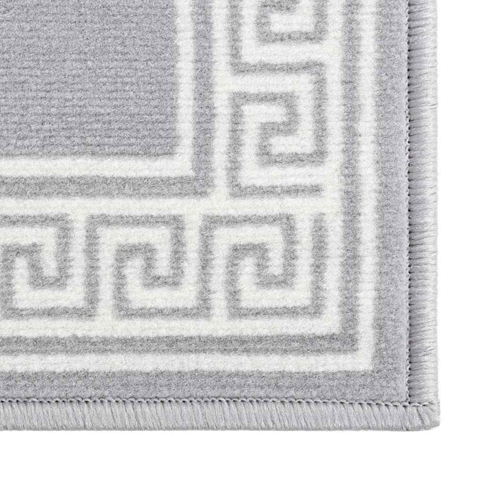 Covor traversă, gri cu motiv, 100x250 cm, BCF WALTI