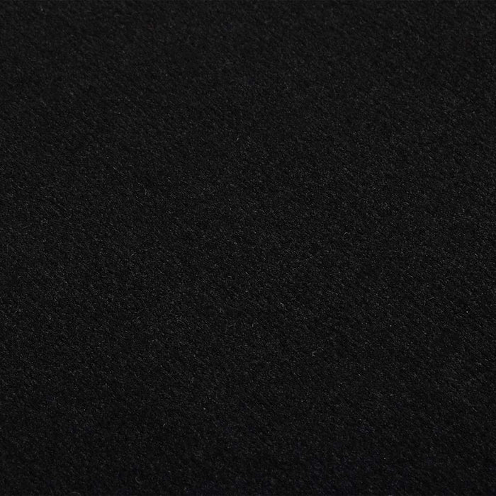Covor traversă, negru cu motiv, 100x250 cm, BCF WALTI