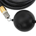 Furtun de aspirație cu racorduri din alamă, negru 1,1" 3 m, PVC - WALTI WALTI