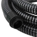 Furtun de aspirație cu racorduri din alamă, negru 1,1" 7 m, PVC - WALTI WALTI