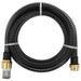 Furtun de aspirație cu racorduri din alamă, negru 1,1" 10 m PVC - WALTI WALTI