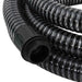 Furtun de aspirație cu racorduri din alamă, negru 1,1" 10 m PVC - WALTI WALTI