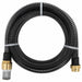 Furtun de aspirație cu racorduri din alamă, negru 1,1" 20 m PVC - WALTI WALTI