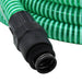 Furtun de aspirație cu racorduri din PVC, verde 1" 7 m, PVC - WALTI WALTI