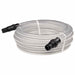 Furtun de aspirație cu conectori PVC transparent 1" 10 m PVC - WALTI WALTI