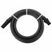 Furtun de aspirație cu racorduri din PVC, negru 1" 4 m, PVC - WALTI WALTI